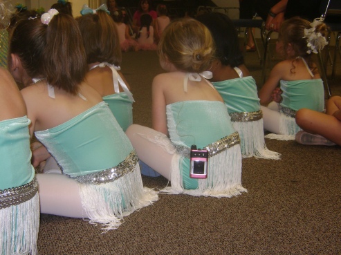 S was the only ballerina who accessorized with a pink insulin pump.